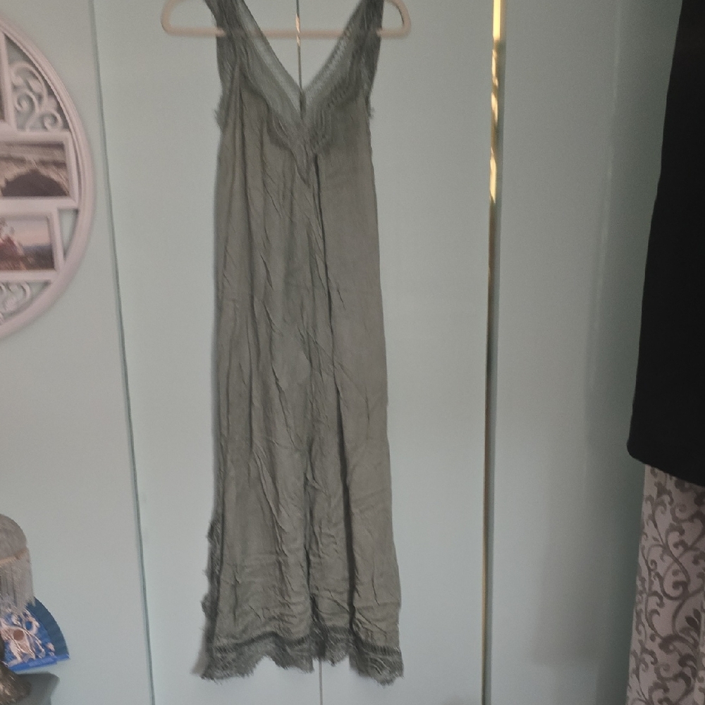 Elegant Green Maxi Dress